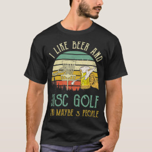 Camiseta Me Gusta La Beer Disco Golf Quizá 3 Personas