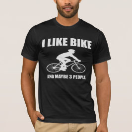 Camiseta Me Gusta La Bicicleta Y Quizá 3 Gente Regalos De C