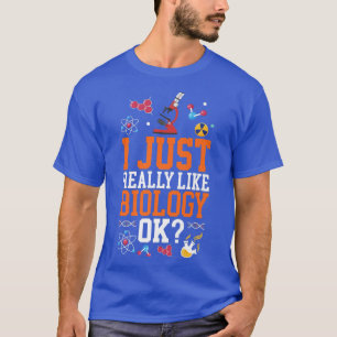 Camiseta Me Gusta La Biología Ok Ciencia Premium