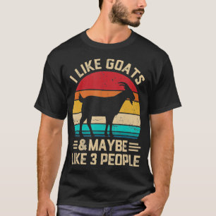 Camiseta Me Gusta La Cabra Y Como 3 Personas Los Amantes De