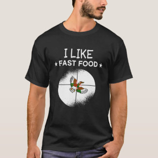 Camiseta Me Gusta La Caza De Patos Rápidos Wildlif
