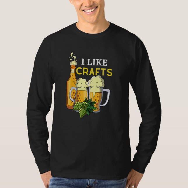 Camiseta Me Gusta La Cerveza Microbrew Hops 2 (Anverso)