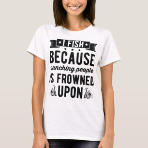 Camiseta Me gusta la cerveza y la pesca y quizá 3 personas