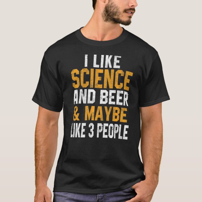 Camiseta Me Gusta La Ciencia Y La Biología De La Astronomía (Anverso)