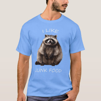 Camiseta Me gusta la comida basura retro