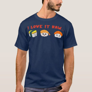Camiseta Me Gusta La Comida Japonesa Cruda Nigiri Sashimi L