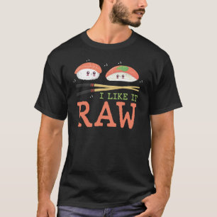 Camiseta Me Gusta La Comida Japonesa De Sushi Kawaii