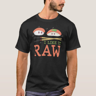 Camiseta Me Gusta La Comida Japonesa De Sushi Kawaii