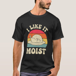 Camiseta Me Gusta La Famosa Pierna Del Día De Acción De Gra