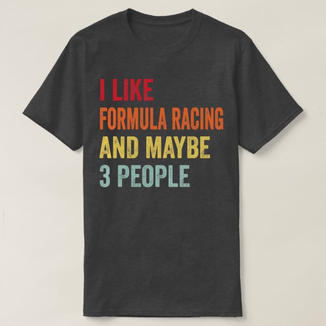 Camiseta Me Gusta La Fórmula 3 Personas (Diseño del anverso)