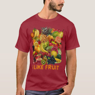 Camiseta Me gusta la fruta 🍉 🍍 🍊 🍏 🍓