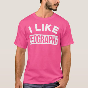 Camiseta Me Gusta La Geografía