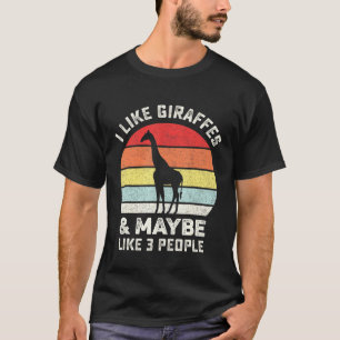 Camiseta Me Gusta La Giraffe Animal