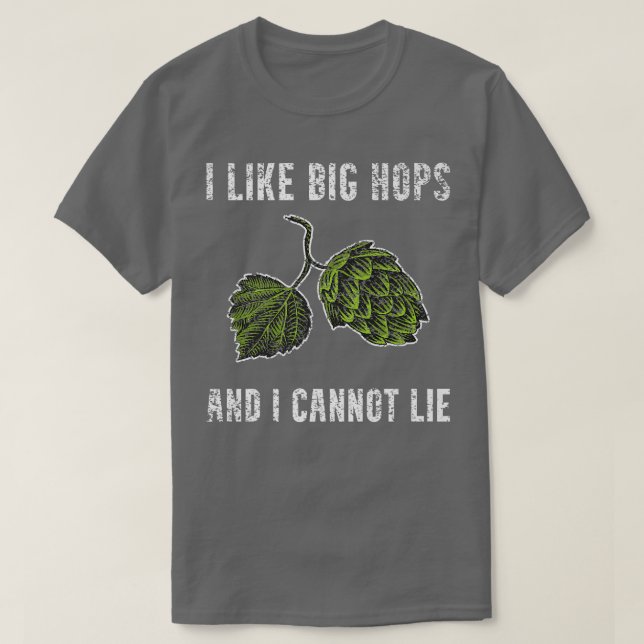 Camiseta Me Gusta La Graciosa Cerveza Craft Hops Homebrew B (Diseño del anverso)