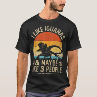 Camiseta Me Gusta La Iguana Y Quizá Como 3 Personas Vinta