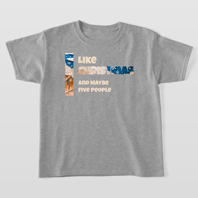 Camiseta Me gusta la Navidad (Distribución)