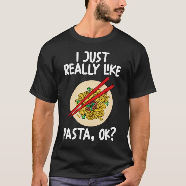 Camiseta Me Gusta La Pasta Bien (Anverso)