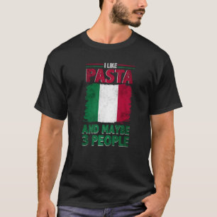 Camiseta Me Gusta La Pasta Italia Cultura Italiana Bandera 