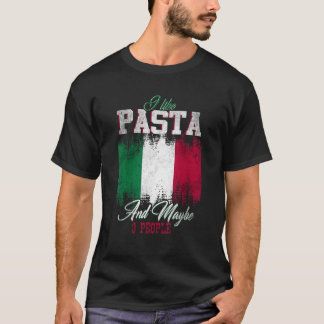 Camiseta Me Gusta La Pasta Italia Cultura Italiana Bandera