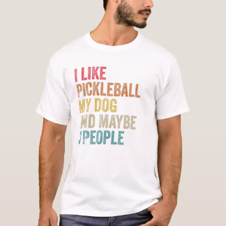 Camiseta Me gusta la pelota de fusilería Mi perro quizás 3
