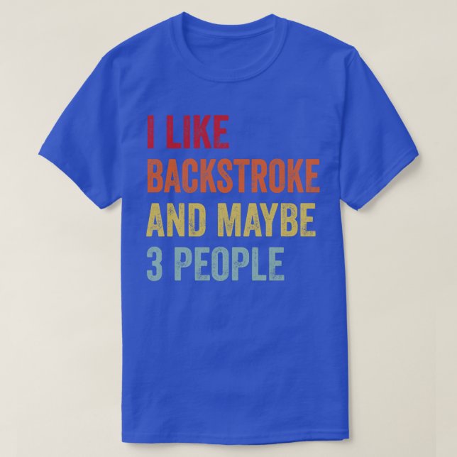 Camiseta Me Gusta La Retroceso Quizá 3 Personas (Diseño del anverso)