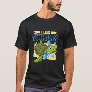 Camiseta Me Gusta La Tortuga Tortuga De Juguete De Zoológic