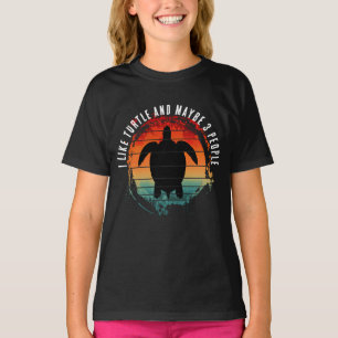 CAMISETA ME GUSTA LA TORTUGA Y QUIZÁS 3 PERSONAS