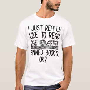 Camiseta Me Gusta Leer Libros Prohibidos, ¿De Acuerdo?