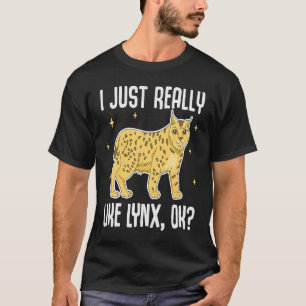 Camiseta Me Gusta Lynx OK Cute Lynx Big Cat