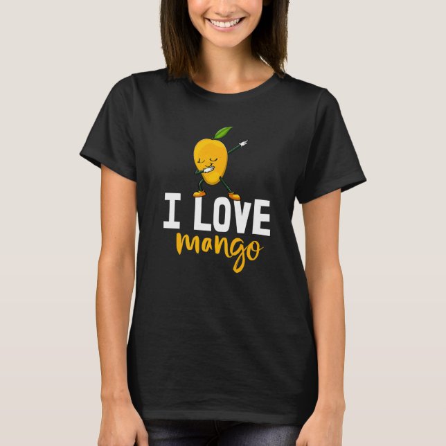 Camiseta Me Gusta Mango Sweet Dabbing Funny Mango Fruit Lov (Anverso)