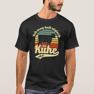 Camiseta Me Gusta Mantener Vacas