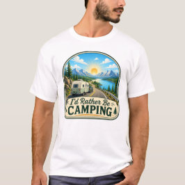 Camiseta Me Gusta Más Acampar