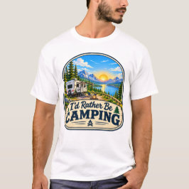 Camiseta Me Gusta Más Acampar