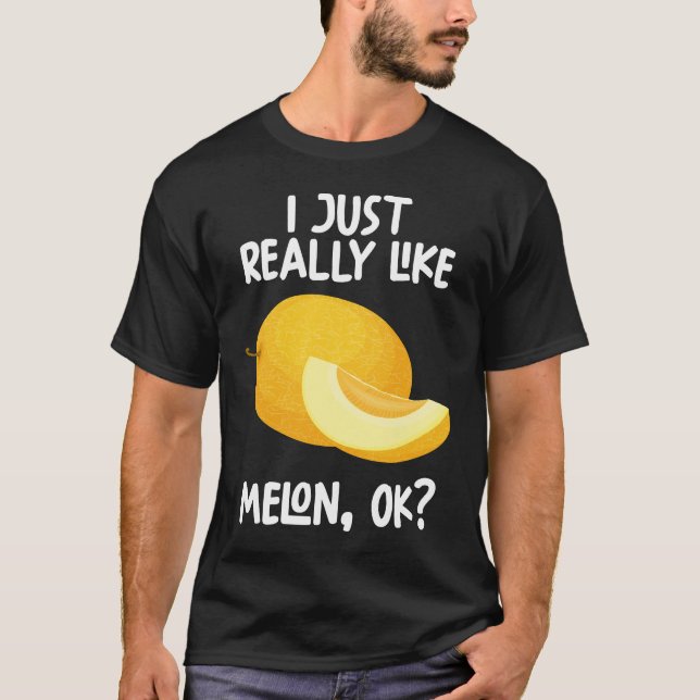 Camiseta Me Gusta Melon Ok (Anverso)