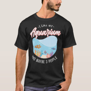 Camiseta Me Gusta Mi Acuario De Agua Salada Y El Tazón De P