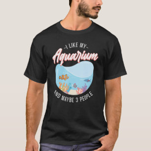 Camiseta Me Gusta Mi Acuario De Agua Salada Y El Tazón De P