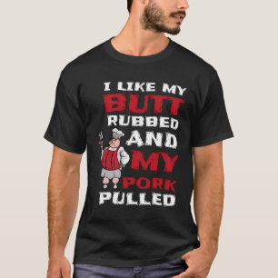 Camiseta Me Gusta Mi Bocal Y Mi Carne De Cerdo Bbq Bombeada