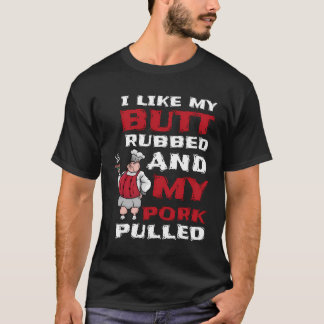 Camiseta Me Gusta Mi Bocal Y Mi Carne De Cerdo Bbq Bombeada