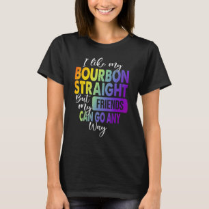 Camiseta Me Gusta Mi Bourbon Lgbt Orgullo Gay Lesbian