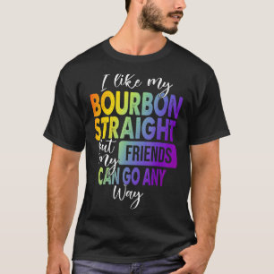 Camiseta Me Gusta Mi Bourbon Lgbt Orgullo Gay Lesbian