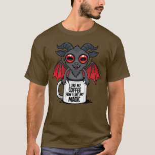 Camiseta Me Gusta Mi Café Como Me Gusta Mi Magia