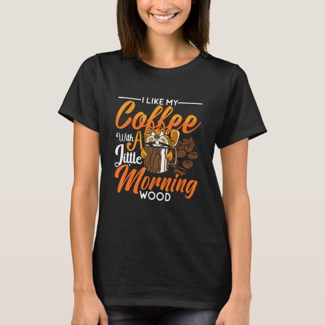 Camiseta Me Gusta Mi Café Con Un Poco De Roedores Bea (Anverso)