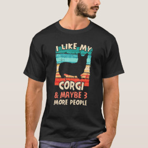 Camiseta Me Gusta Mi Corgi Ropa De Corgi Hombres Corgi