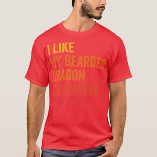 Camiseta Me Gusta Mi Dragón De Cabeza, Quizá 3 Personas