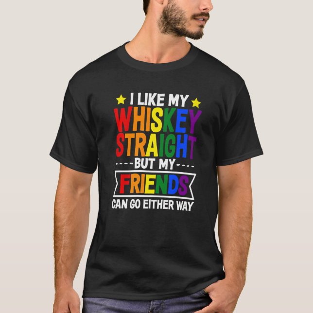 Camiseta Me Gusta Mi Gay Del Orgullo Del Arcoiris Recto De  (Anverso)