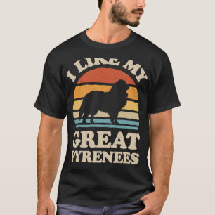 Camiseta Me Gusta Mi Gran Perro De Montaña Pirineo