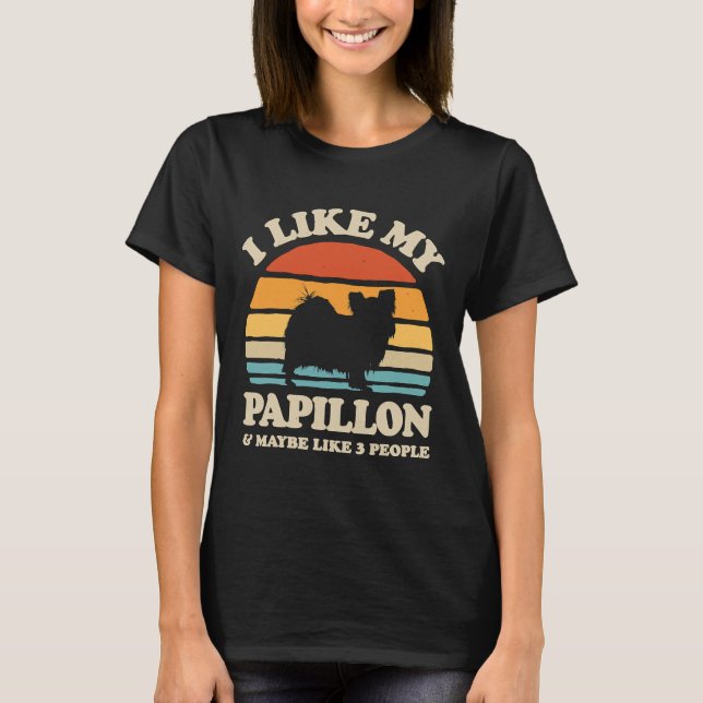 Camiseta Me Gusta Mi Juguete Continental Papillon (Anverso)
