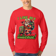 ¡Me Gusta Mi Maleta Feliz Navidad! Funny Santa