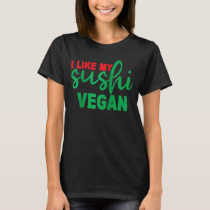 Camiseta Me Gusta Mi Sushi Vegan Raglan