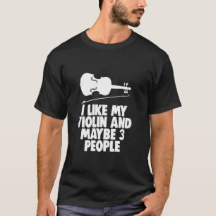 Camiseta Me Gusta Mi Violín Tee Funny